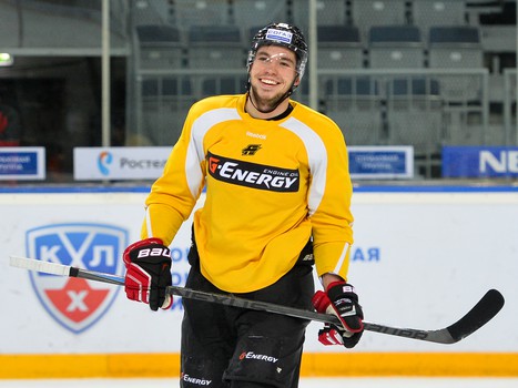 Раскатка "Авангарда" перед домашним матчем с "Трактором"