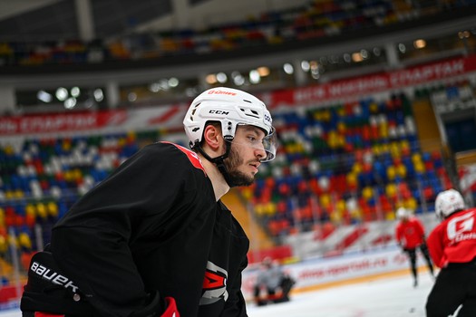 Раскатка «Авангарда» перед выездным матчем со «Спартаком»