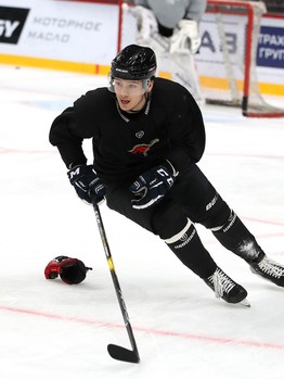 Раскатка «Авангарда» перед матчем с «Барысом»