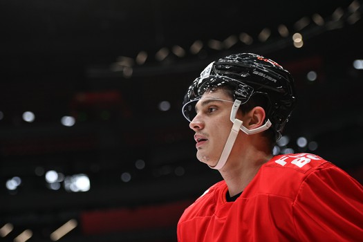 Тренировка «Авангарда» перед матчем с «Металлургом»