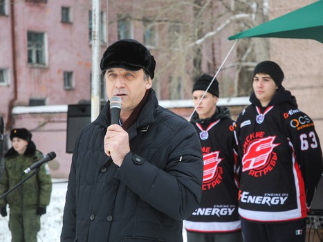 Мастер-класс "Омских Ястребов" для кадетской команды