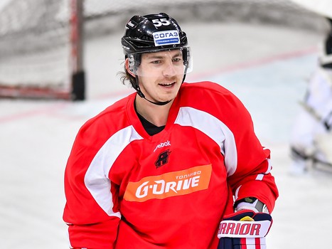 Раскатка "Авангарда" перед матчем с "Ладой"