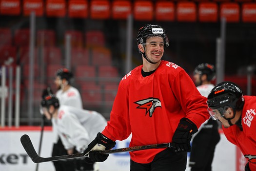 Тренировка «Авангарда» перед матчем с «Амуром»