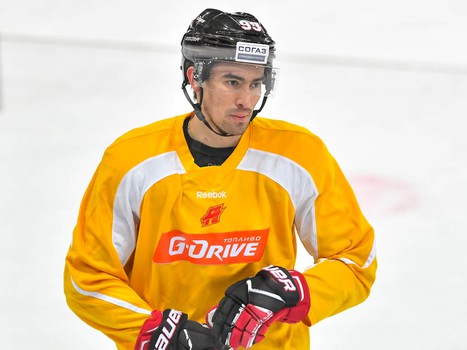 Раскатка "Авангарда" перед матчем с "Автомобилистом"