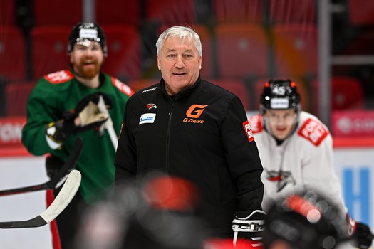 Раскатка «Авангарда» перед первым матчем серии с «Ладой»