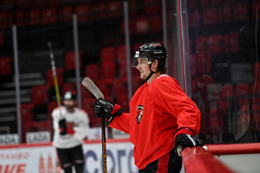 Раскатка «Авангарда» перед матчем с «Салаватом Юлаевым»