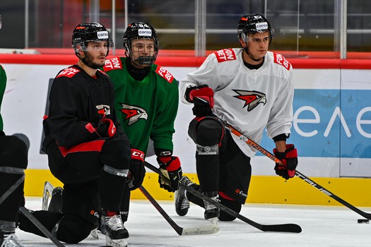 Раскатка «Авангарда» перед матчем с «Амуром»