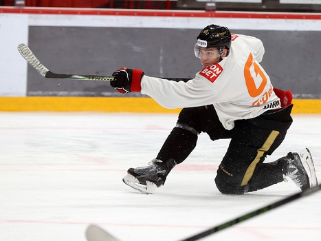 Раскатка «Авангарда» перед матчем с рижским «Динамо»