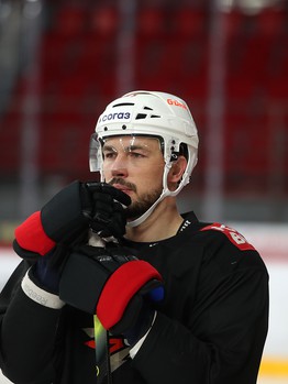 Тренировка «Авангарда» перед четвёртым матчем серии с «Автомобилистом»