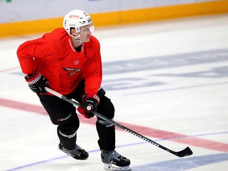 Раскатка «Авангарда» перед выездным матчем с московским «Динамо»