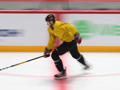 Раскатка «Авангарда» перед матчем с «Сибирью»