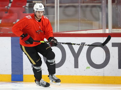 Раскатка «Авангарда» перед матчем в Екатеринбурге