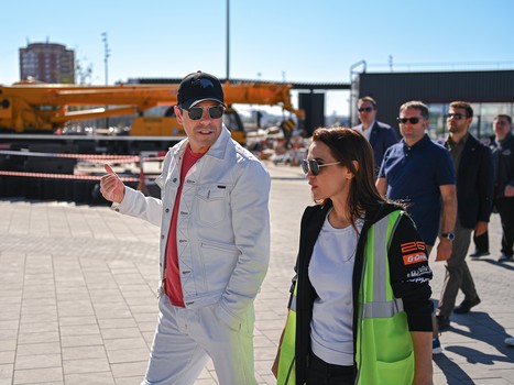 Александр Крылов на G-Drive Арене и в Хоккейной Академии «Авангард»