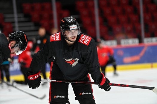 Тренировка «Авангарда» в Омске