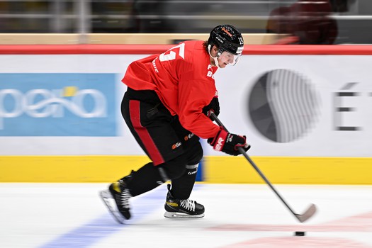 Тренировка «Авангарда» перед матчем с «Автомобилистом»