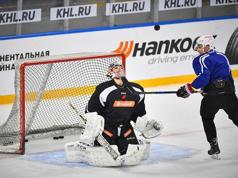 Раскатка "Авангарда" перед выездным матчем с ХК "Сочи"