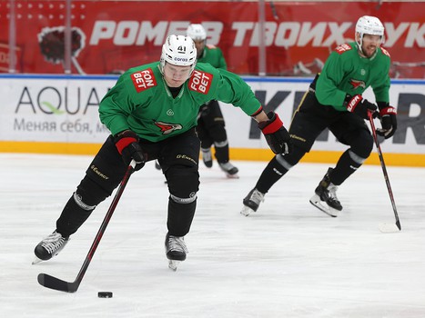 Раскатка «Авангарда» перед выездным матчем со «Спартаком»