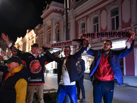 Омск празднует чемпионство «Авангарда»!