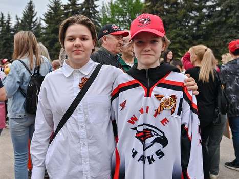 Возложение цветов в Парке Победы