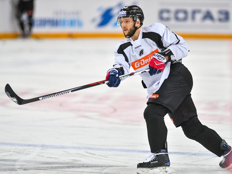 Раскатка "Авангарда" перед матчем с "Куньлунь Ред Стар"