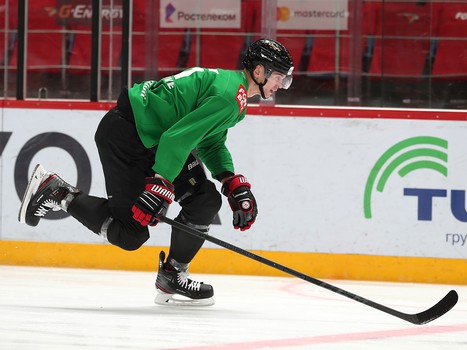 Первая тренировка Виктора Сведберга в «Авангарде»