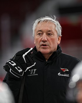 Тренировка «Авангарда» перед матчем в Екатеринбурге