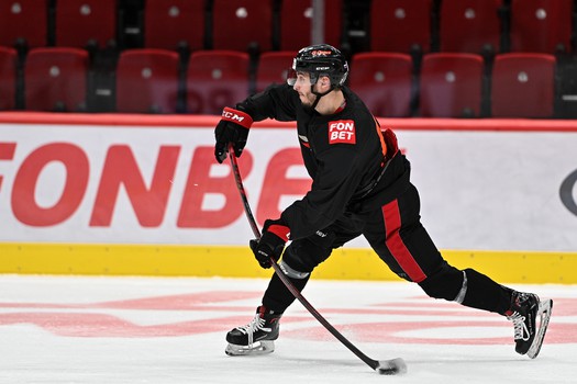 Раскатка «Авангарда» перед матчем с «Амуром»