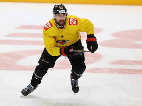 Тренировка «Авангарда» перед матчем с «Нефтехимиком»