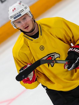 Раскатка «Авангарда» перед выездным матчем с «Йокеритом»