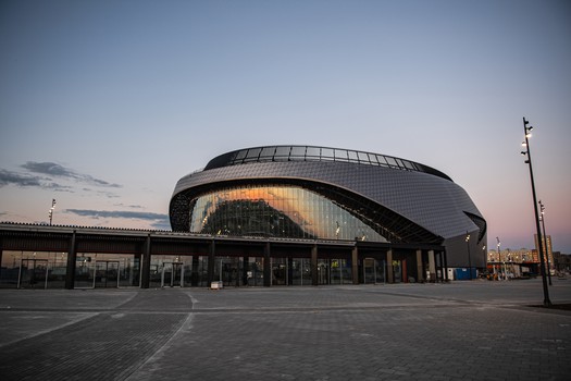 Строительство G-Drive Арены: июль