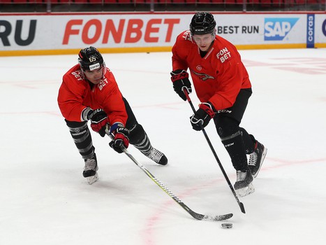 Первая тренировка «Авангарда» в новом сезоне