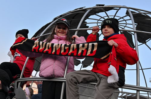 Фан-зона «Авангарда» в Городском саду