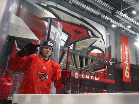 Раскатка «Авангарда» перед вторым матчем серии с «Автомобилистом»