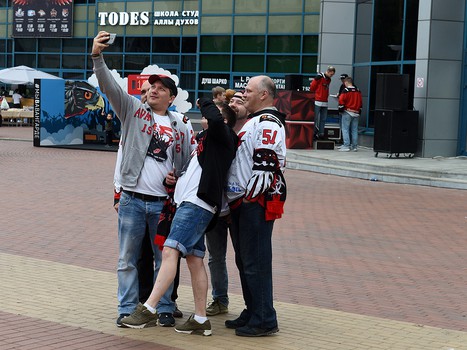 Атмосфера первого матча "Авангарда" в Балашихе