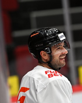 Раскатка «Авангарда» перед матчем с «Локомотивом»