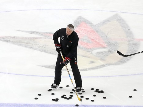 Раскатка «Авангарда» перед матчем с «Ак Барсом»