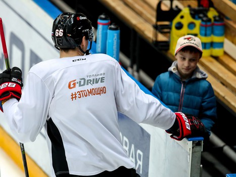 Раскатка «Авангарда» перед четвертым матчем финала с ЦСКА