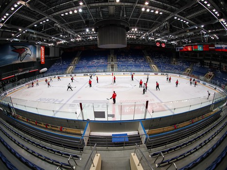 Раскатка «Авангарда» перед матчем с «Торпедо»