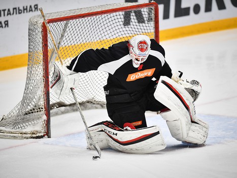 Раскатка "Авангарда" перед выездным матчем с "Барысом"