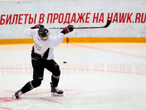 Раскатка «Авангарда» перед первым матчем серии с «Салаватом Юлаевым»