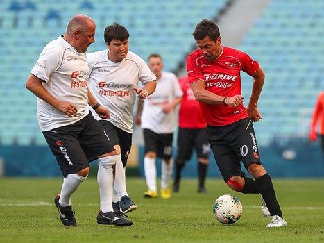 Товарищеский матч по футболу. Сборная «Авангард» - «Мощные СМИ» 13:2