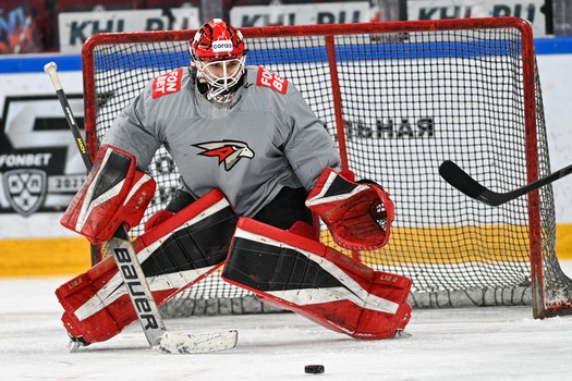 Раскатка «Авангарда» перед четвёртым матчем серии с «Металлургом» в Магнитогорске