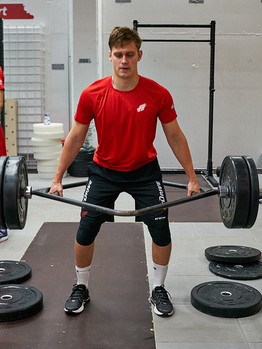 Тренировка "Авангарда" перед первым матчем на сборе