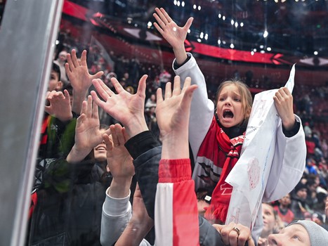 Открытая тренировка «Авангарда» перед финалом Востока