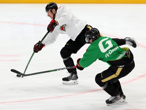 Раскатка «Авангарда» перед матчем с «Автомобилистом»