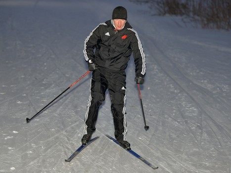 Лыжная тренировка "Авангарда"