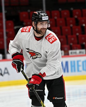 Раскатка «Авангарда» перед первым матчем серии с «Сибирью»