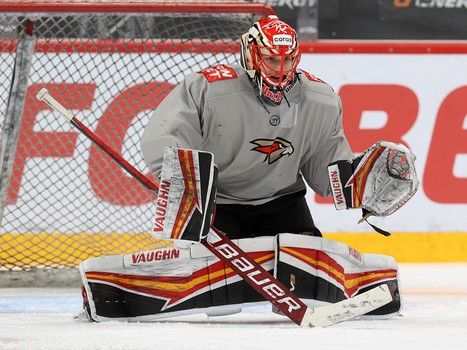 Тренировка «Авангарда» перед матчем с минским «Динамо»