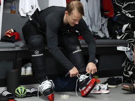 Первая тренировка Никиты Сошникова в «Авангарде»