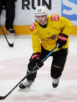 Раскатка «Авангарда» перед матчем в Череповце